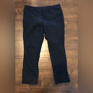 Banana Republic navy cropped pants size 8